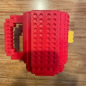 Red Building Block Mug